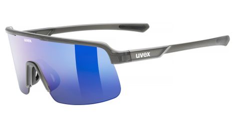 Uvex Dyrt Brille, Rauchfarben/Blau verspiegelt