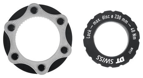 Adaptateur de Disque 6 Trous DT Swiss MTB (Max. 230 mm) pour Moyeux Center Lock