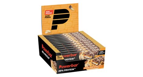 Protein bar 40% + crisps (12x40g) - powerbar - peanuts butter caramel -  barres protéinées