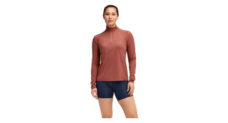 Women s hoka glidetech red 1 4 zip top