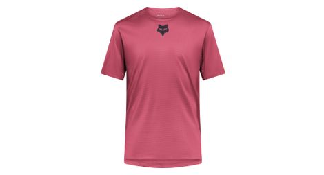 Maillot de manga corta Fox Flexair rosa para hombre