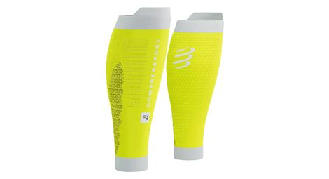 Compressport r2 3.0 compressie sleeves geel / wit