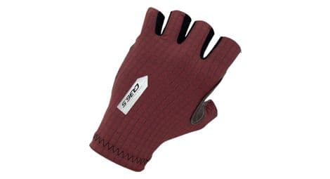 Q36.5 guantes cortos a rayasmarrón
