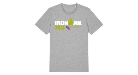 Maglietta a maniche corte ironman 70.3 luxembourg grey uomo