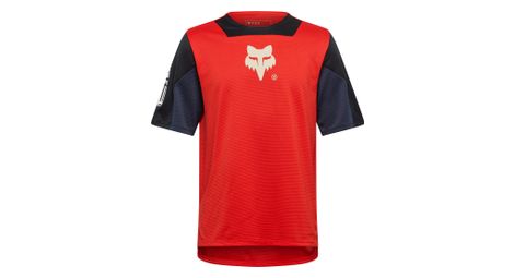 Maillot manches courtes enfant fox defend elevated junior rouge