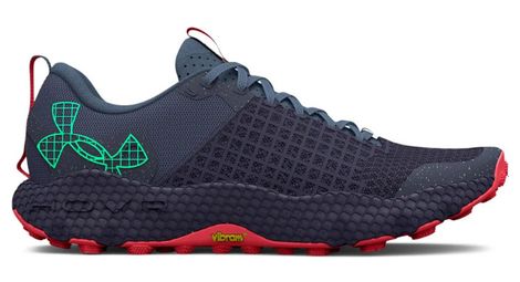 Chaussures trail under armour hovr dark sky ridge trail bleu rouge unisex