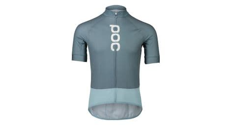 Maillot de manga corta poc essential road logo azul m