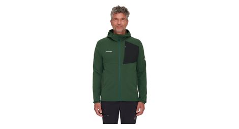 Forro polar con capucha mammut madris light ml verde