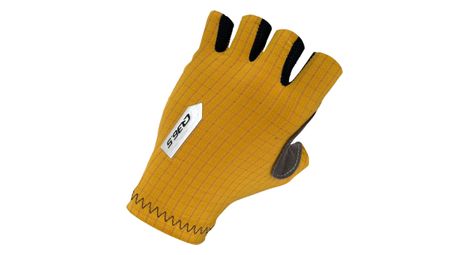 kurze handschuhe q36 5 pinstripe gelb