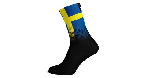 Paire de chaussettes - sweden black flag socks - suède