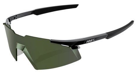 Gafas 100% A2 Speedwork Gloss Black - Gris-Verde