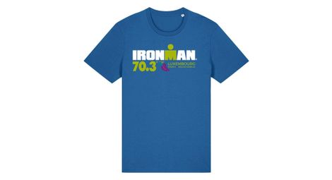 Maglietta a maniche corte ironman 70.3 luxembourg royal blue uomo