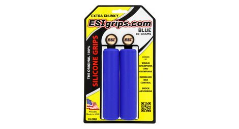 Paar esi extra chunky 34mm blue grips