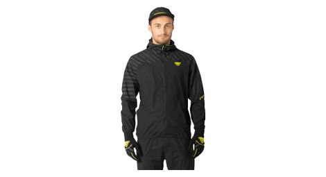 Veste coupe-vent dynafit trail reflective noir homme