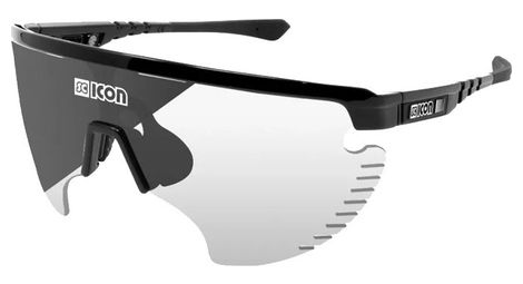 Lunettes scicon aerowing lamon noir / photochromic silver mirror
