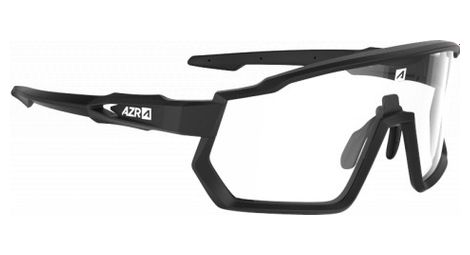 Lunettes azr kromic pro race rx noir mate / ecran incolore photochromique cat 0 à 3 - noir