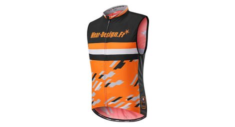 Gilet sans manches prolight orange m
