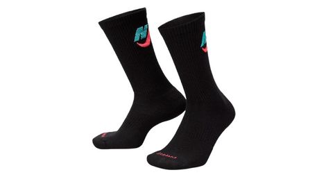 Calzini nike everyday plus cushioned (3 paia) nero unisex