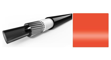 Kit gaine de transmission 10m elvedes avec liner 4.2mm orange