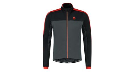 Veste Velo Hiver Rogelli Freeze - Homme - Gris/Noir/Rouge