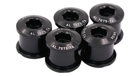 Pride Bolt/Nuts Chainring Vortex Aluminium 8.5 mm Black