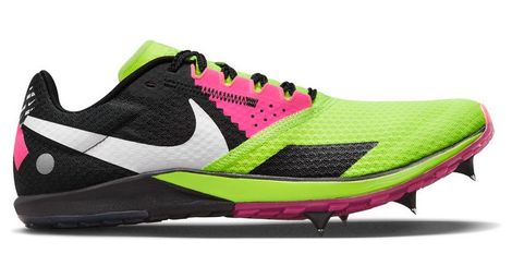 Nike zoom rival xc 6 zwart geel roze track & field schoenen