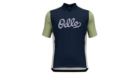 Maillot manches courtes odlo heritage essentials gris multi
