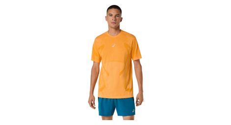 Maillot Manches Courtes Asics Road Seamless Orange Homme