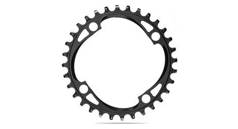 Plateau rond narrow wide absoluteblack premium chainring mono 104/4 bcd 12 v noir