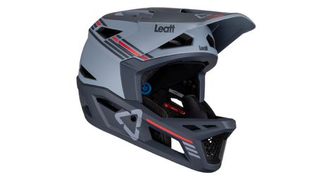 Casque intégral vtt leatt gravity 4.0 titanium gris