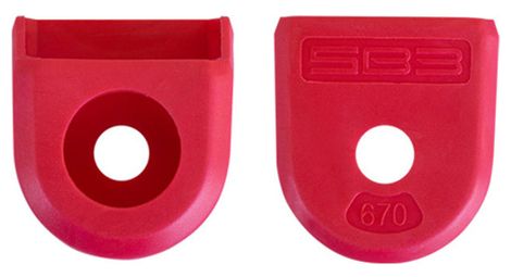 Paar sb3 crank protectors rood