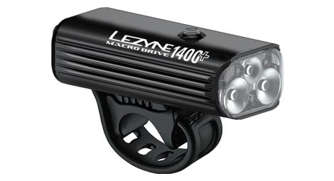 Lezyne macro drive 1400+ luz frontal negra