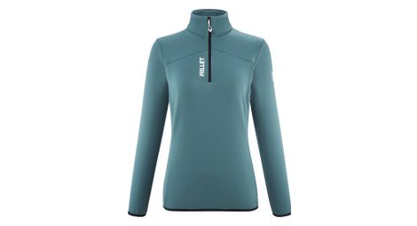 Polaire femme millet seneca 1/2 zip vert