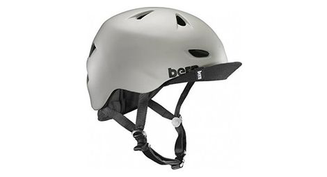 Casco bern brentwood 2.0 beige opaco con visiera