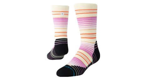 Chaussettes stance performance rockford mid wool rose/beige