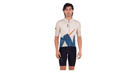 Maillot de manga corta santini note beige