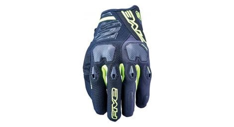 Guantes five gloves enduro 2 negro / amarillo fluo