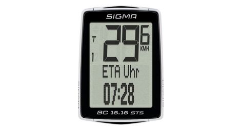 Compteur Sans Fil SIGMA BC 16.16 STS CAD Noir