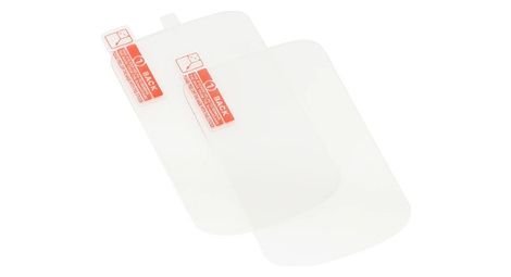 Lote de 2 protectores de pantalla para iGPSport BSC200S/300T, transparentes
