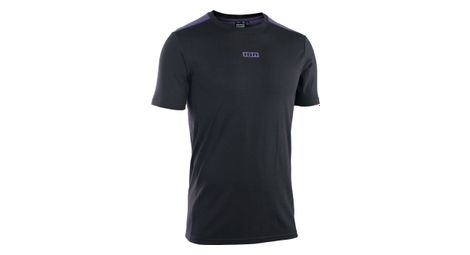 Maglia a maniche corte mtb da uomo ion nero