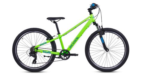 S’COOL Xroc pro, vélo enfant, 7 vitesses, Vert néon/Bleu océan