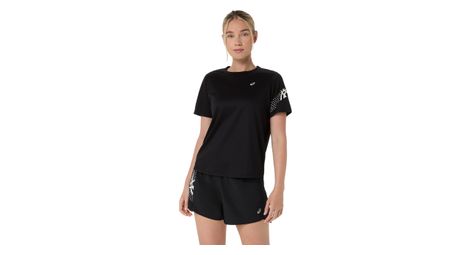 Asics Icon Kurzarm-Shirt Schwarz Damen