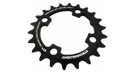 Stronglight plateau ct2 pour shimano xtr 2007 22 dents noir