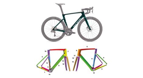 Kit de Pose et de Protection de Cadre sur Mesure Slicy Integral pour Van Rysel RCR-R Brillant