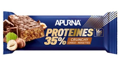 Barres Hyperprotéinées Apurna Crunchy 35% Choco-Noisettes - 45 g