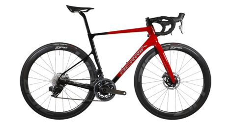 Prodotto revisionato - bicicletta da strada berria belador 10 ltd sram red axs 12v rosso/nero 2022 m / 175-185 cm