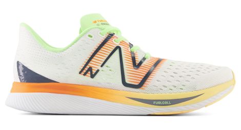 Chaussures de running new balance fuelcell supercomp pacer v1 blanc orange femme