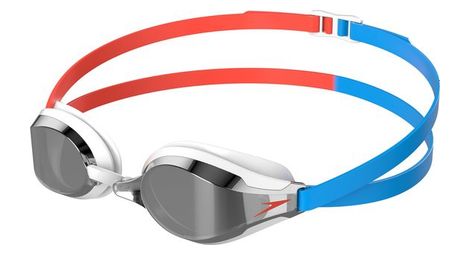 Schwimmbrille Speedo FS Speedsocket 2 Mirror Rot/Blau