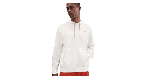 Sweat à capuche nike trail magic hour beige/rouge homme