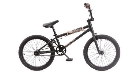 Velo bmx black jack enfants noir 10,2kg 20 pouces khebikes